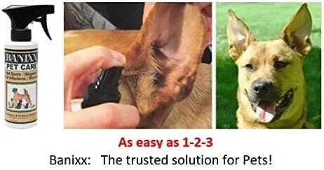 Banixx Pet Care Spray Dog Wound Care - 8 Oz