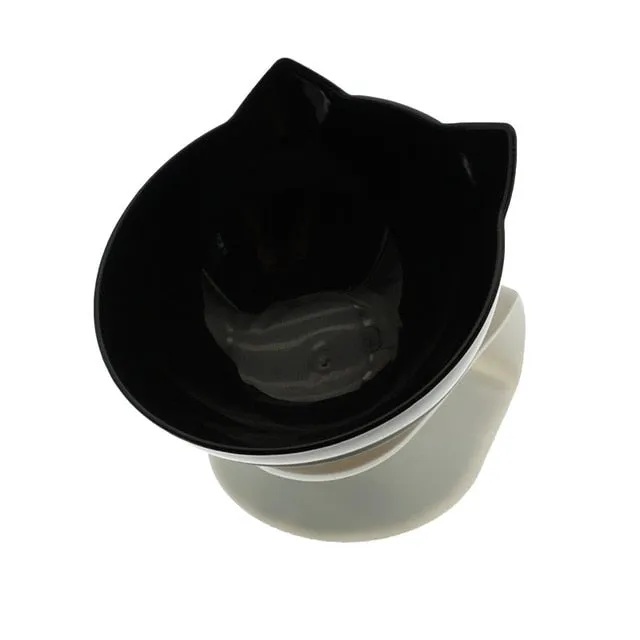 Cat Bowl With Stand Pet Feeding