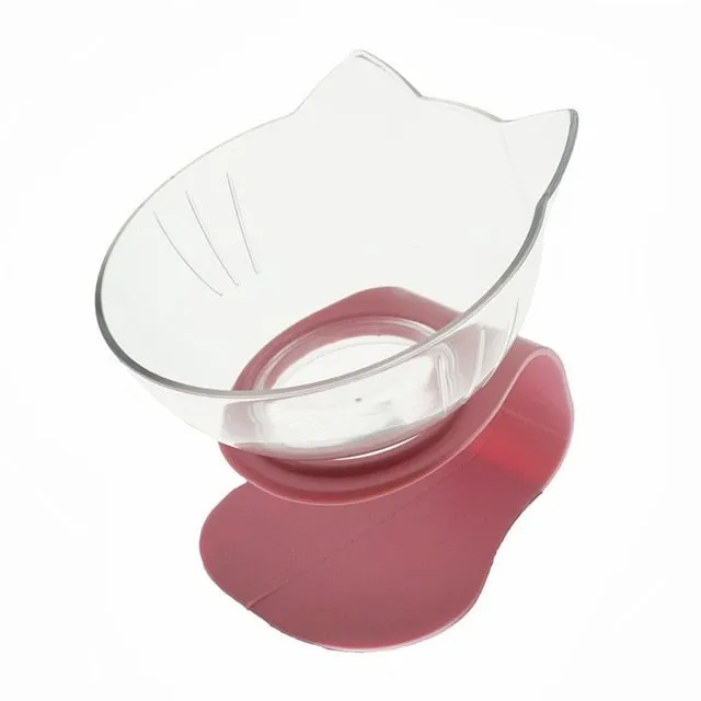 Cat Bowl With Stand Pet Feeding