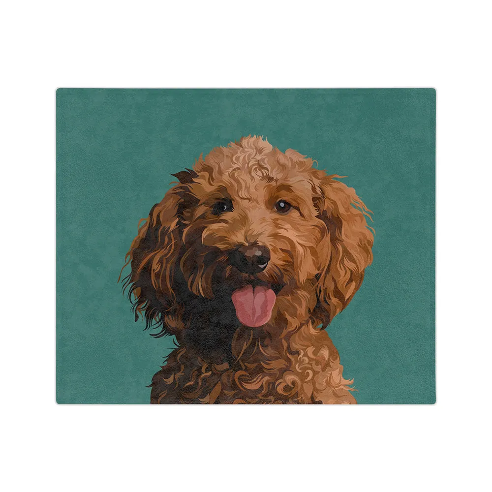 Customized Pet Art Blanket - 1 Pet