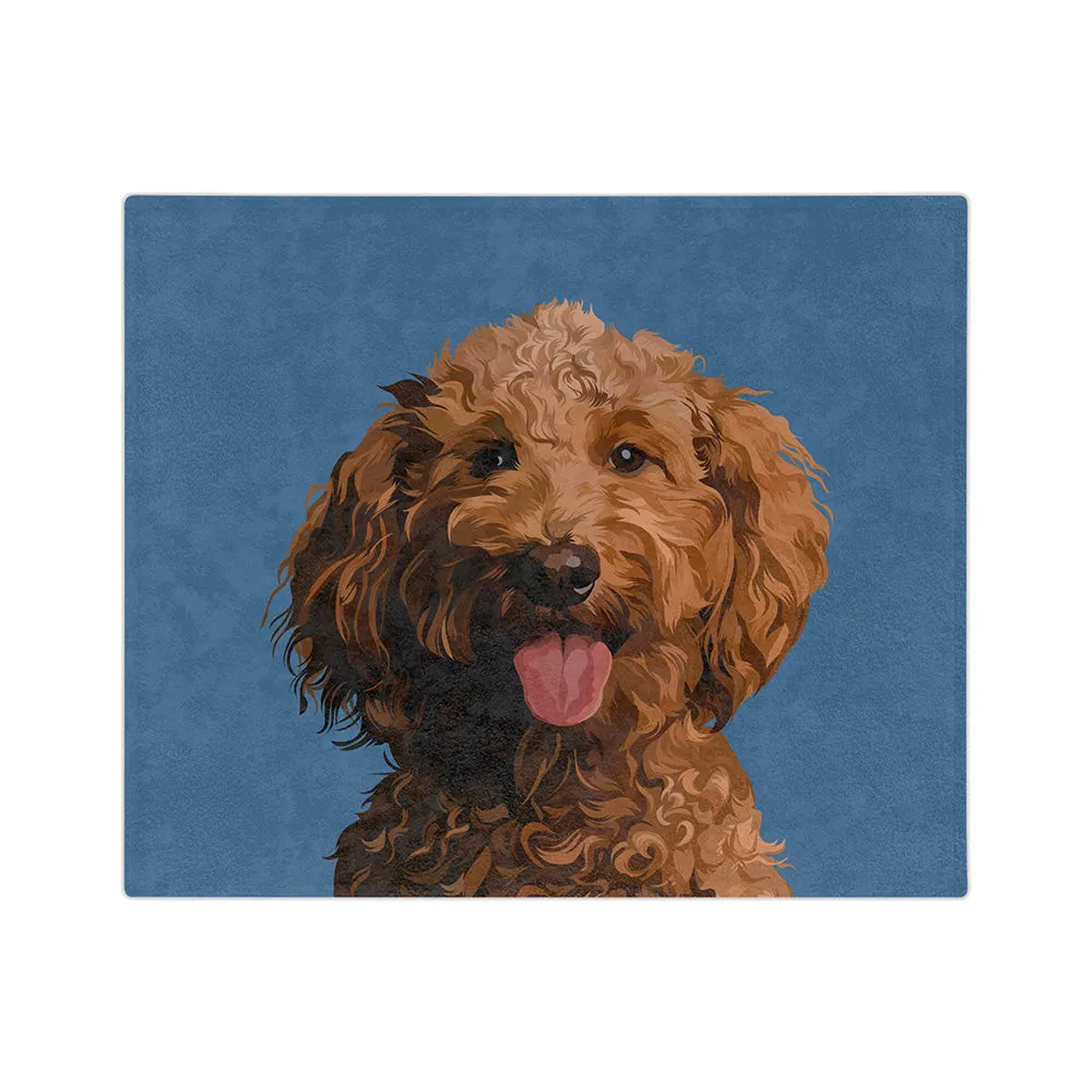 Customized Pet Art Blanket - 1 Pet