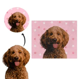 Customized Pet Art Blanket - 1 Pet