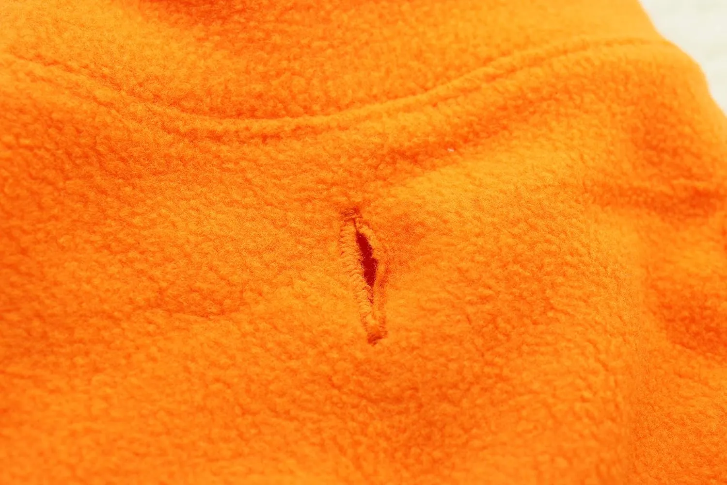 DroolingDog Small Dog Fleece Shirts Cat Fleece Vest for Small Dogs, Medium, Orange