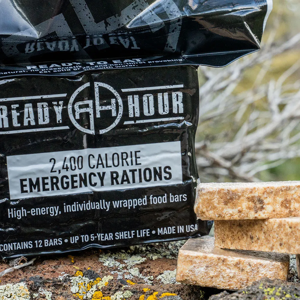 Emergency Ration Bars 2400 Calories / Package (Checkout Special Offer)