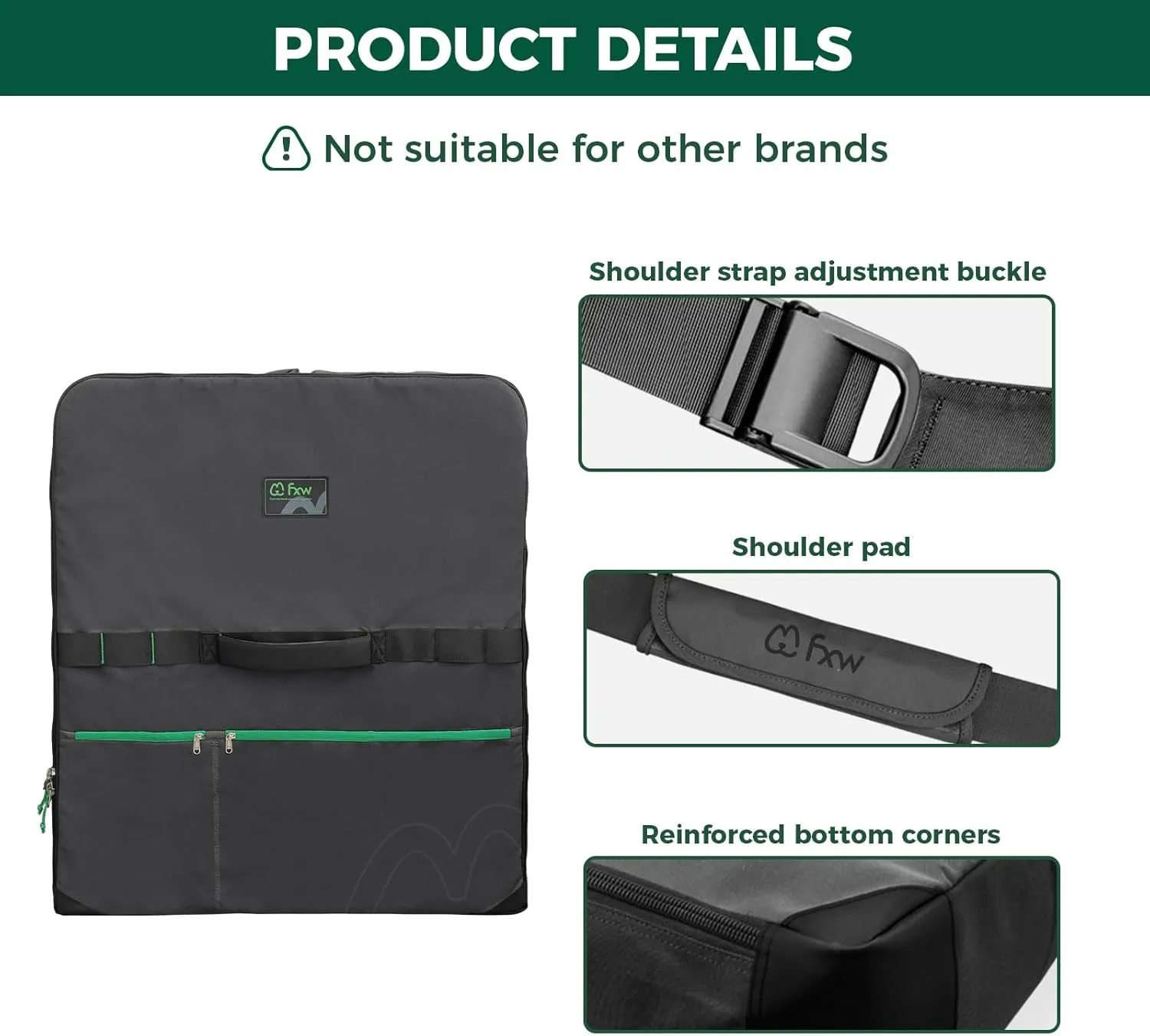 FXW Specialized Dog Playpen Storage Bag (Not Suitable for Other Brands), Designed for RV Trips, Fits 32" H 8 Panels and 9 StakesPatented