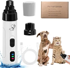 Heusom Silent Groom Pro Nail Grinder,2025 New Heusom Dog Nail Trimmer,Rechargeable USB Charging Pet Nail Grinder for Dog Nail Grinders,Super Quiet Pet Paws Grooming Smoothing Tool