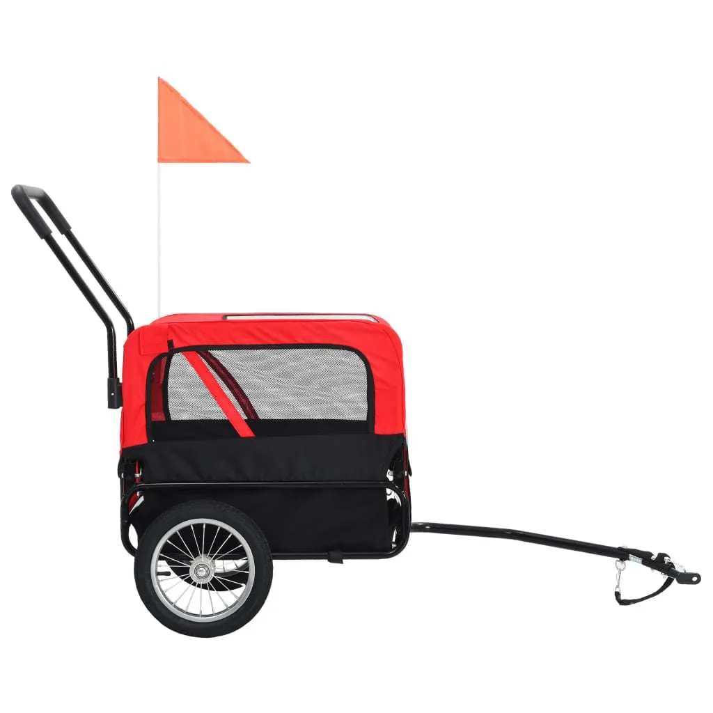 Jogging Stroller 2-in-1 Dog Bike Trailer