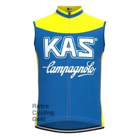 KAS Blue Retro Cycling Vest