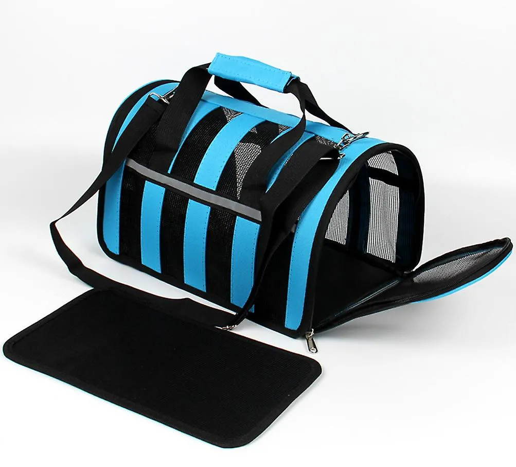 M 43*26*24cm red Portable pet outdoor mesh breathable backpack AZ15211