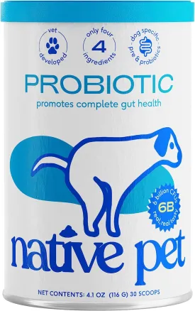 Native Pet Probiotic, Dog Supplement
