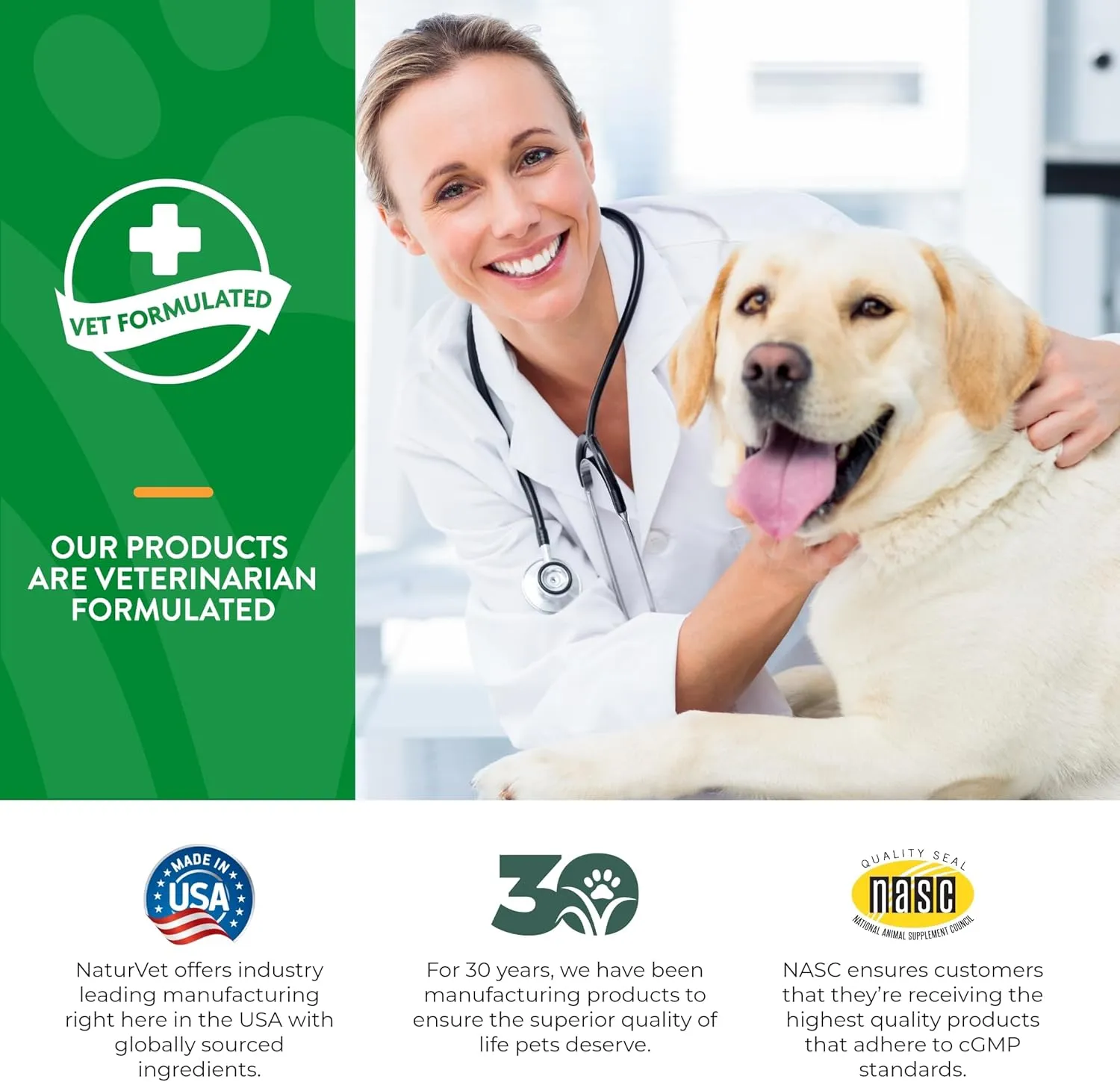 NaturVet Advanced Probiotics and Enzymes Supplement, Plus Vet Strength PB6 Probiotic, Soft Chews, Made in The USA with Globally Source Ingredients 70 Soft Chews