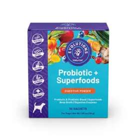 NaturVet Evolutions - Probiotic   Superfoods Sachet (30 Sachets)