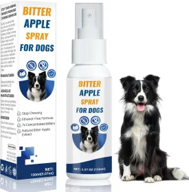 No Chew Spray For Dogs,Bitter Apple Spray For Dogs To Stop Chewing,Can Effectively Protect The Safety Of Furniture,Plant,Shoes, Etc,Valuables,Safe For People And Pets,And Alcohol-Free 5.07 Oz