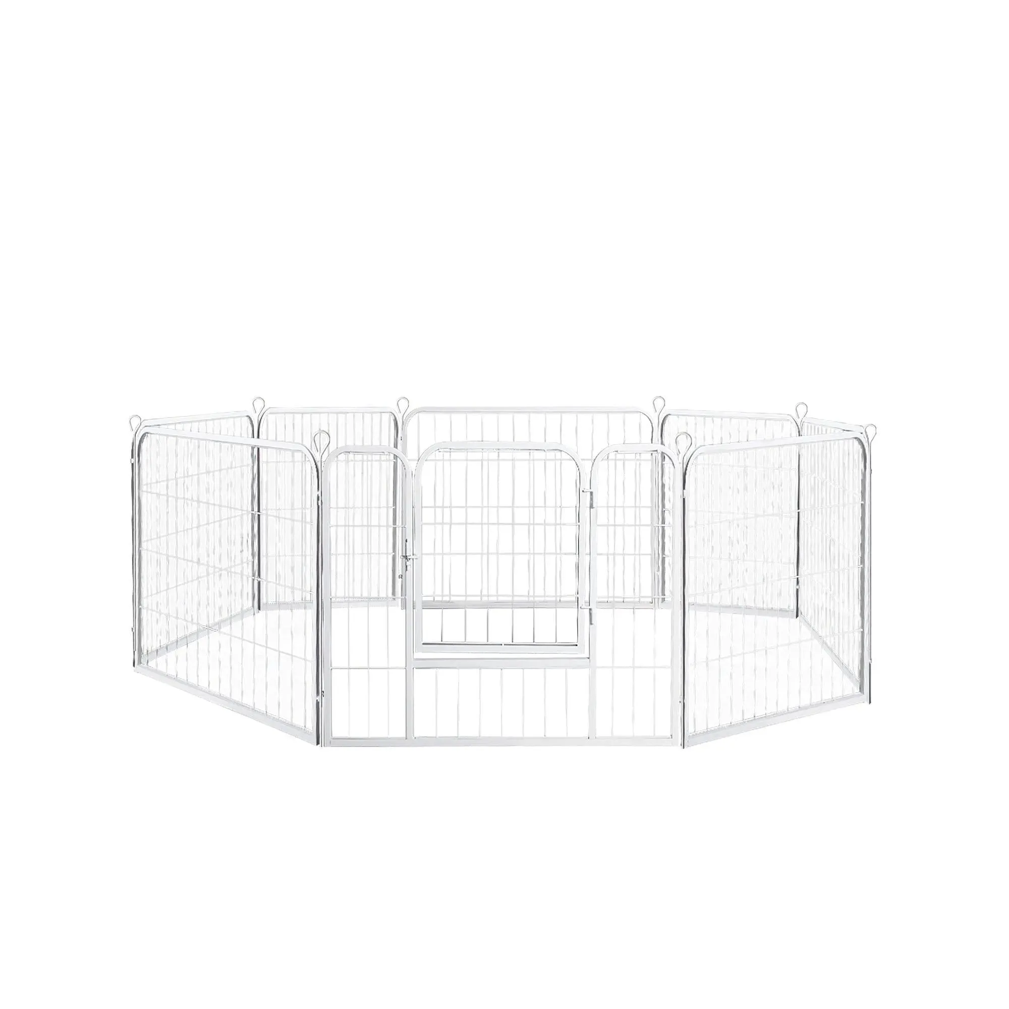 PaWz 8 Panel Playpen White