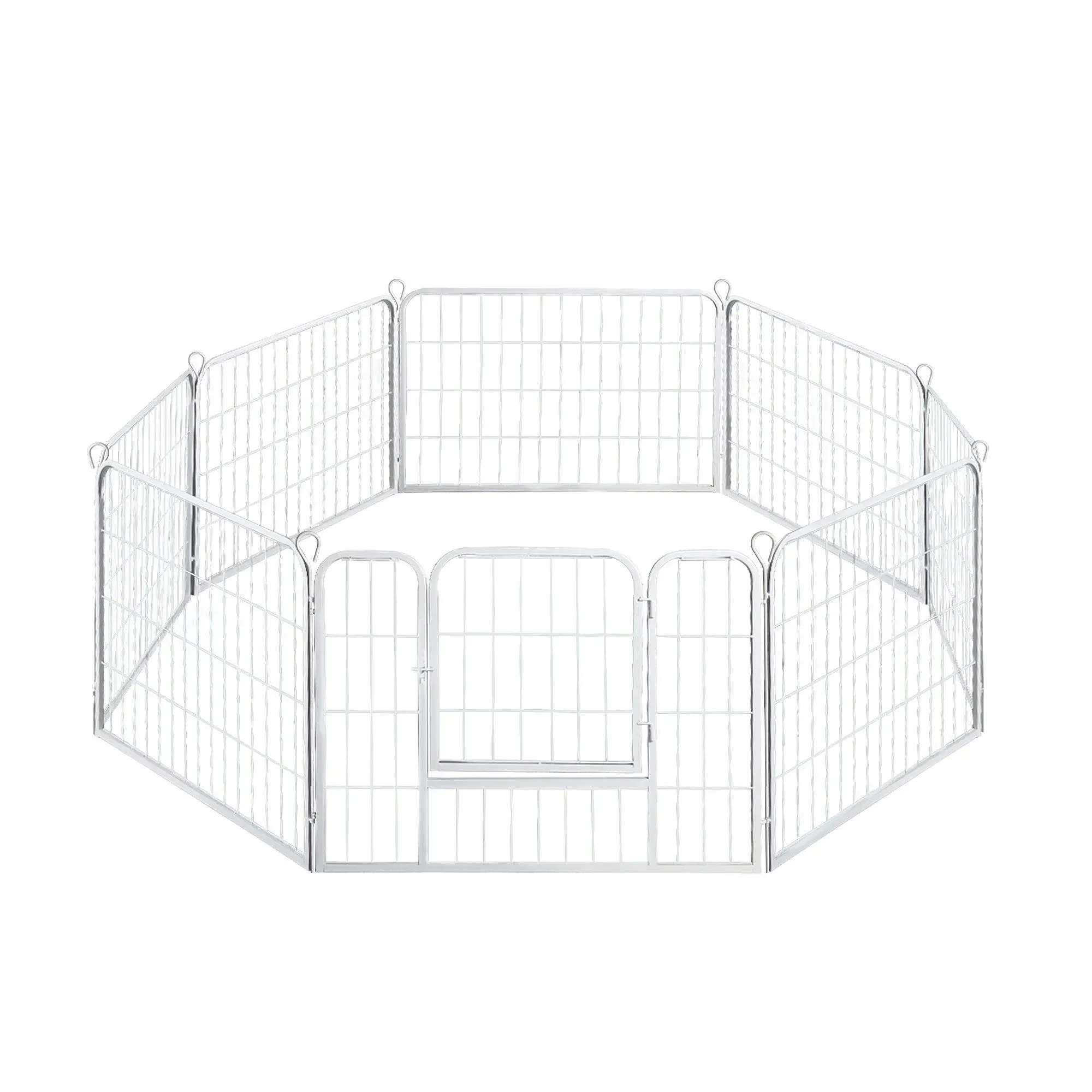 PaWz 8 Panel Playpen White