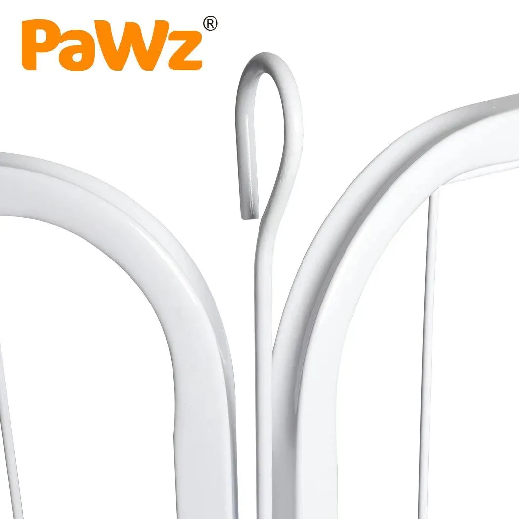 PaWz 8 Panel Playpen White