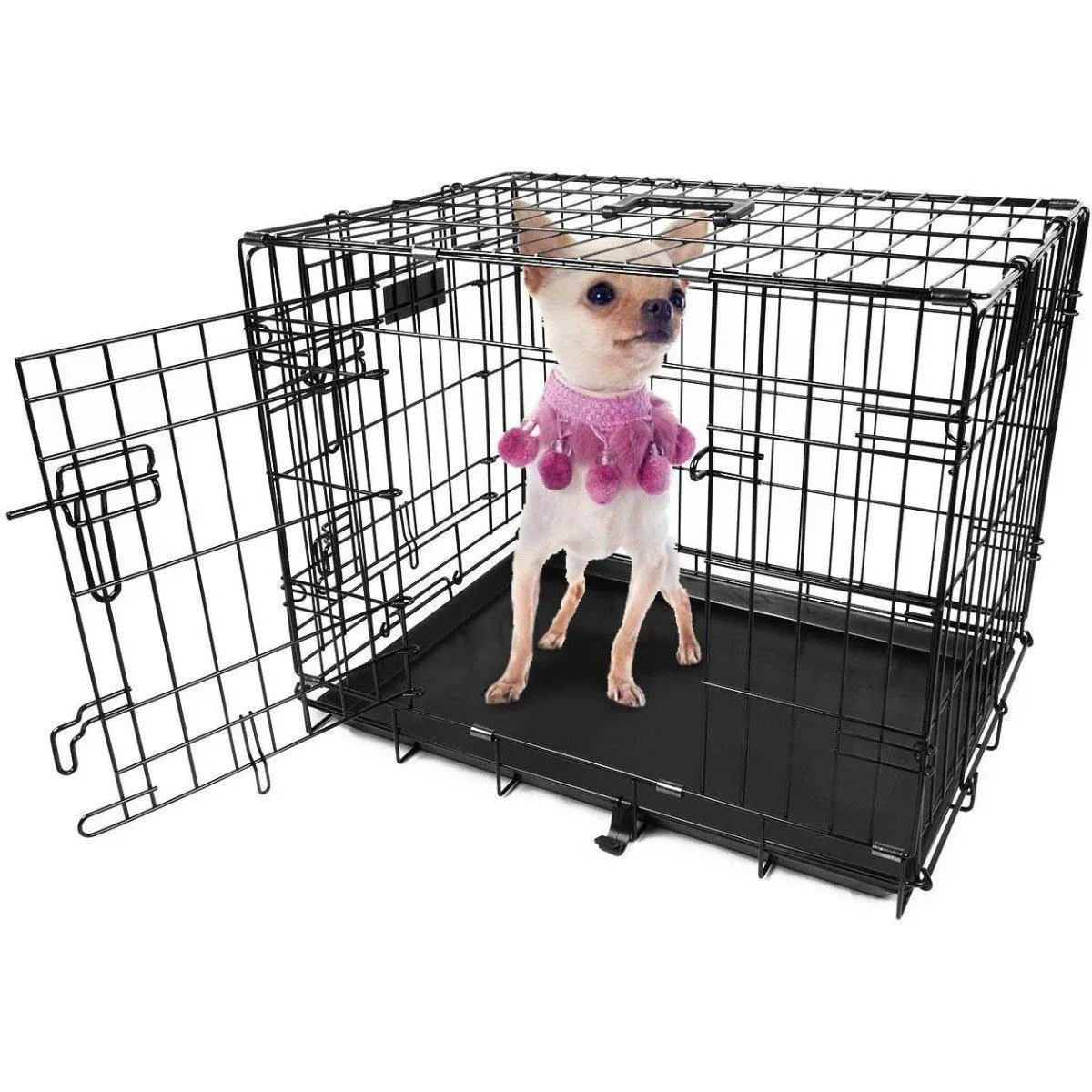 Pet Crates Folding Metal - Assorted Sizes
