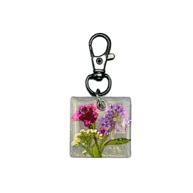 Pet ID Tag: Flower Garden Smart QR Pet ID Tag