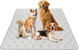Puppy Pee Pads, Washable Reusable Pee Pads for Dogs, Absorbent Leakproof Dog Pee Pads Extra Large, Non-Slip Dog Training Pads for Couch, Crate, Potty, Playpen (63" X 63")