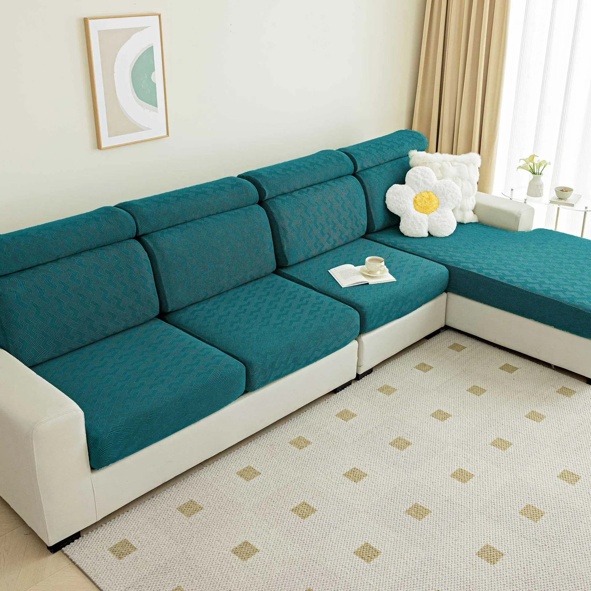 Stretch Anti-Slip Couch Cushion Slipcovers