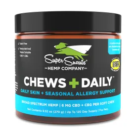 Super Snouts Daily Skin   Seasonal Allergy Chews 60 ct.