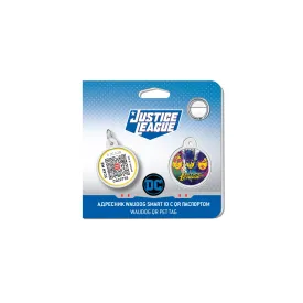 WAUDOG Smart ID metal pet tag with QR-passport, "Justice League"  -0625-1015