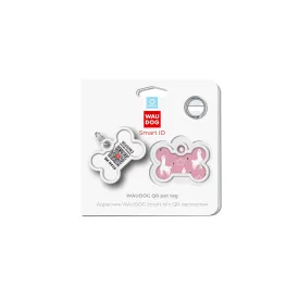 WAUDOG Smart ID metal pet tag with QR-passport, "Llamas" - 0640-0217