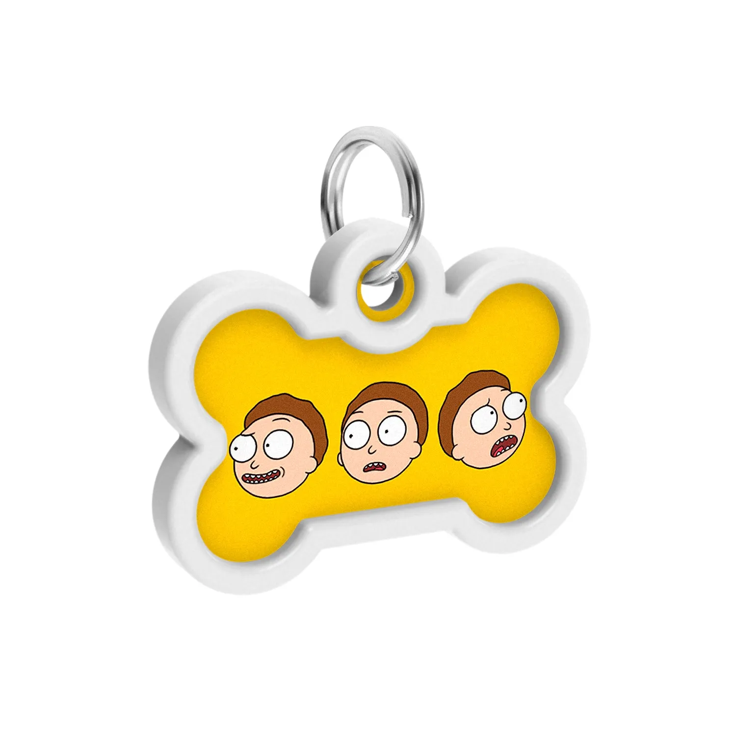 WAUDOG Smart ID metal pet tag with QR-passport, "Rick and Morty 2" - 231-0281