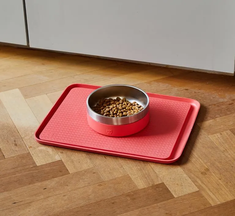 Zee.Dog Tuff Dog Bowl (Coral)