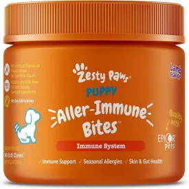 Zesty Paws Puppy Aller-Immune Bites Lamb Flavored Chews for Puppies (90 ct)